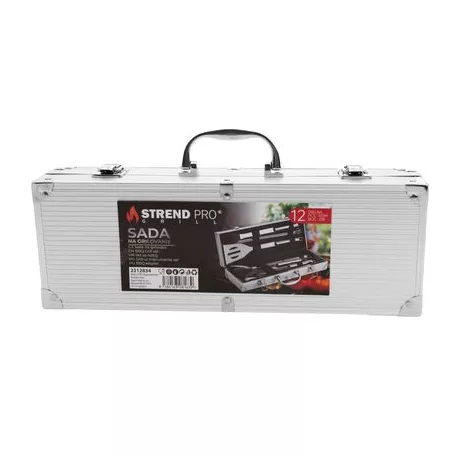 Szerszámkészlet Strend Pro, sütéshez, 12 részes, bőröndben