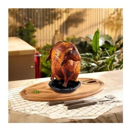 Strend Pro Grill csirketartó, egész csirke grillezéséhez, 17x20 cm