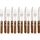 Evőeszköz készlet Strend Pro Grill, steakhez, villa és kés készlet, 12 részes