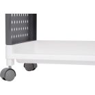 Polc MagicHome Rolly, műanyag, 5 polcos, 49x29x97 cm, kerekeken