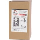 Polc MagicHome Rolly, műanyag, 5 polcos, 49x29x97 cm, kerekeken