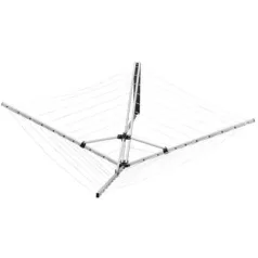   Szárító MagicHome, ruhaszárító, falra szerelhető, kerti, kültéri, 129x129x50 cm