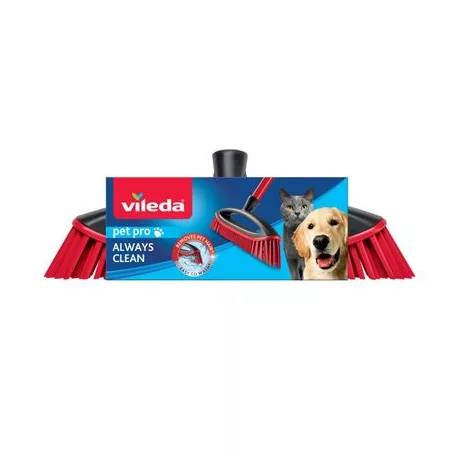 Seprű Vileda Always Clean Pet Pro, puha gumi sörték