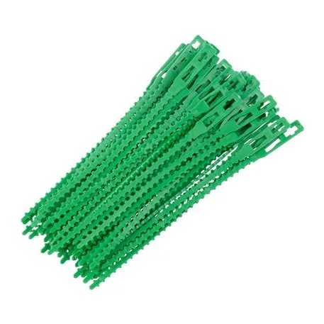Kötözőszalag Strend Pro, növényekhez, csomag. 50 db, zöld, 130 mm