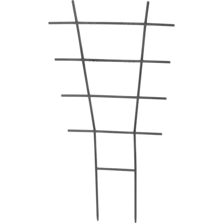 Strend Pro rács, virág- és növénytartó, fekete, 30,5x56,5 cm