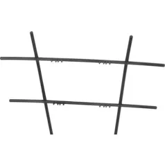   Strend Pro rács, virág- és növénytartó, fekete, 30,5x56,5 cm