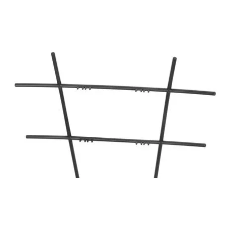 Strend Pro rács, virág- és növénytartó, fekete, 30,5x56,5 cm