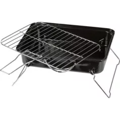 Grill Strend Pro Paolo, BBQ, faszénhez, 37x27x17 cm