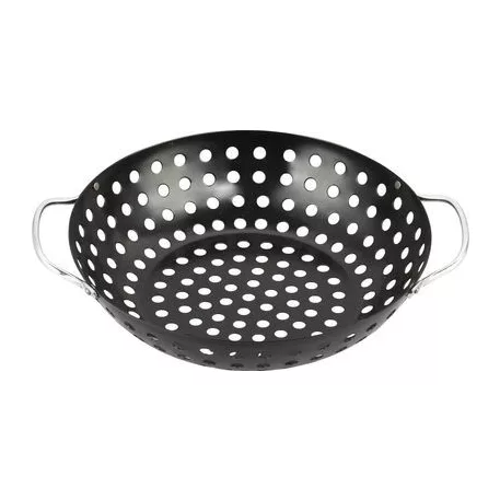 Strend Pro Lyukacsos grillserpenyő. 28x7cm, tál
