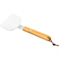   Strend Pro Grill fordító, grillezéshez, fa nyéllel, 29 cm
