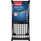 Szárító Vileda Infinity FLEX, ruhaszárító, fekete, összecsukható, 30 m