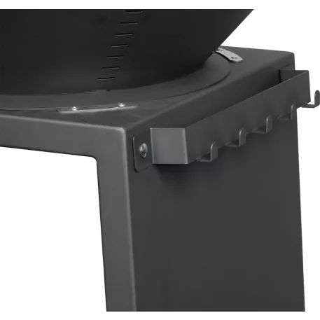 Grill Strend Pro Fiesta, fekete, acél, 75 cm átmérőjű, tűztérrel