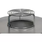 Grill Strend Pro Fiesta, fekete, acél, 75 cm átmérőjű, tűztérrel