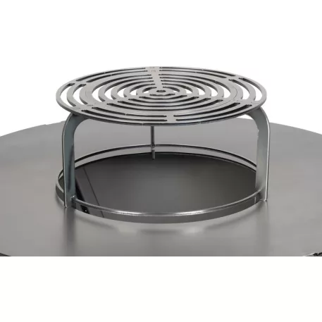 Grill Strend Pro Fiesta, fekete, acél, 75 cm átmérőjű, tűztérrel