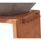 Strend Pro Grill Fiesta, rozsdabarna bevonatú, acél, 100 cm átmérőjű, tűztérrel