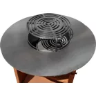 Strend Pro Grill Fiesta, rozsdabarna bevonatú, acél, 100 cm átmérőjű, tűztérrel