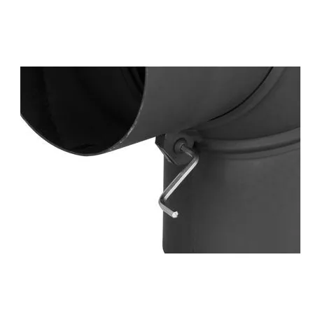 Hs.Ex 090/180 /1,5 mm Füstcső Könyök, Állítható Szög