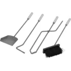 Kandaló Szett, 4 darabos, 66 cm, Rozsdamentes