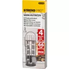 Kandaló Szett, 4 darabos, 66 cm, Rozsdamentes