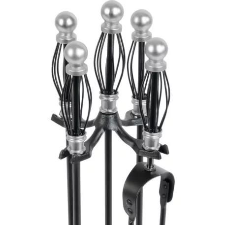 Kandaló Szett, 5 darabos, 66 cm, Nikkelezet