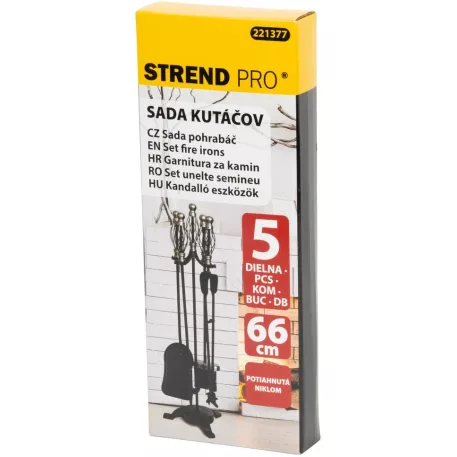 Kandaló Szett, 5 darabos, 66 cm, Nikkelezet