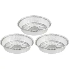 MagicHome alumínium grilltálca, 22,4x4,6 cm, 3 db