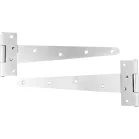 Ajtópánt T-LINK 300 mm, kapuhoz, horganyzott, 2 db-os csomag.