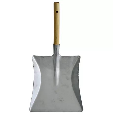 Fém szemeteslapát lakkozott (fanyéllel)
