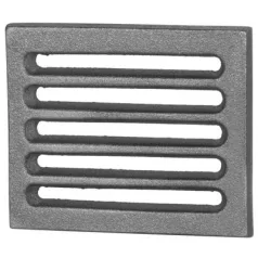 Rács 210x160x14 mm, Öntött Vas