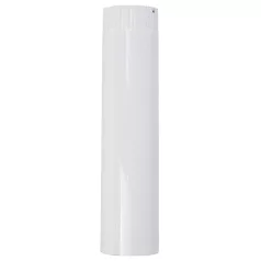 Füstcső Smalt 500 mm, Fehér, Zománcozott, 120 mm