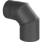 Füstcső Könyök, Hs.Ex 90/130 /1,5 mm, Állítható Szög