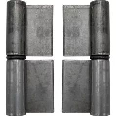 Zsanér T00341, 080 mm, acél, csomag 2 db