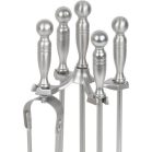 Kandalló Tisztító Készlet, Homefire Ft53S, 4 Részes, Nikkeles, 53 cm