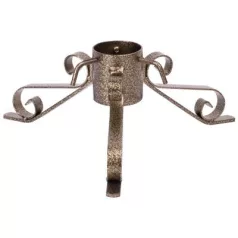 Karácsonyfa talp MagicHome Blackbird, arany, fém