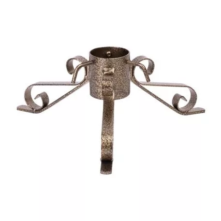 Karácsonyfa talp MagicHome Blackbird, arany, fém