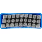Betűbeütő 27 db 3 mm (Abc)