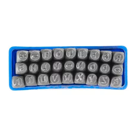 Betűbeütő 27 db 3 mm (Abc)