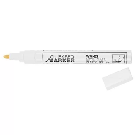 Cimkező Strend Pro Permanent Wm-X3, 1 db, Alu, Fehér