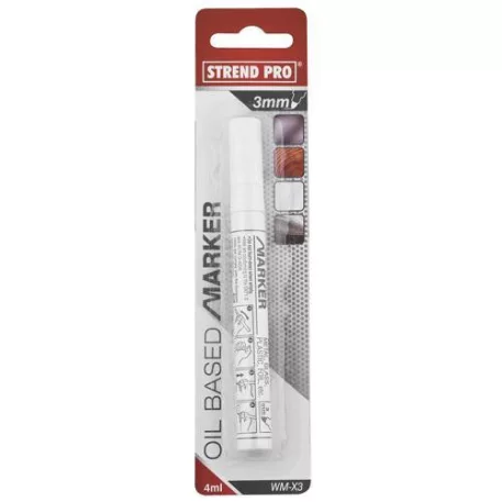 Cimkező Strend Pro Permanent Wm-X3, 1 db, Alu, Fehér
