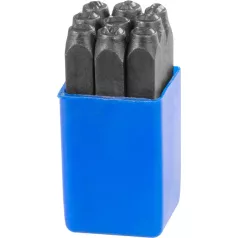 Számbeütő 9 db 6 mm (Számok 1 - 9)
