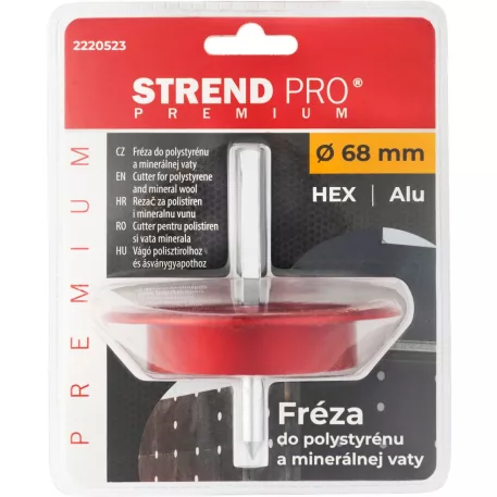Strend Pro Premium körkivágó, 68 mm, hungarocellhez, szigetelőanyaghoz