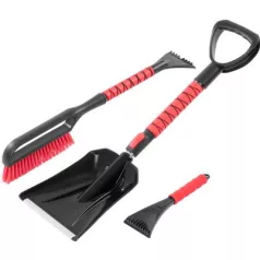   Strend Pro készlet autóhoz, teleszkópos lapát, kaparó, seprű