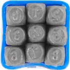 Számbeütő 9 db 3 mm (Számok 1 - 9)