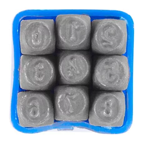 Számbeütő 9 db 3 mm (Számok 1 - 9)