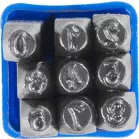 Számbeütő 9 db 4 mm (Számok 1 - 9)