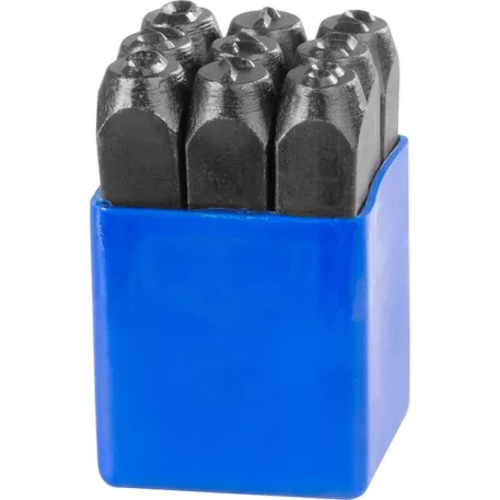 Számbeütő 9 db 10 mm (Számok 1 - 9)