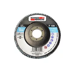 KONER 260 csiszolókorong 115x22 mm, A120, cirkónium, fogazott, rozsdamentes acél