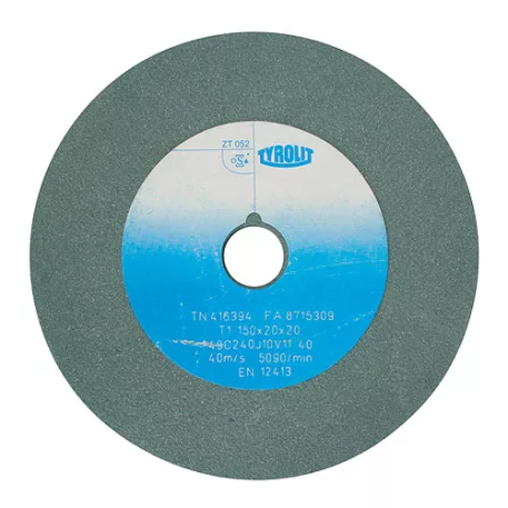 Tyrolit 416368 köszörűkorong, 150x20x20 mm, 49C60J9V40