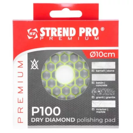 Alátét Strend Pro PREMIUM DP514, 100 mm, G0100, gyémánt, csiszoló, fényesítő
