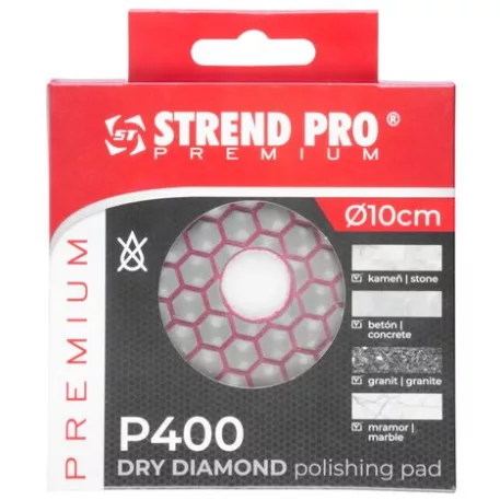 Alátét Strend Pro PREMIUM DP514, 100 mm, G0400, gyémánt, csiszoló, fényesítő